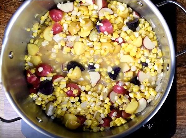 BBQ Shrimp & Corn Chowder - Step 4